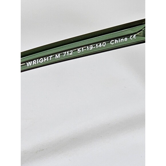 Warby Parker Wright M 712 Clear Green Eyeglasses Frame 51-19-140 FRAMES ONLY - Picture 11 of 16